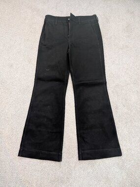 J. Crew Black Skinny Flare Jeans Stretch Denim Women’s Size 30